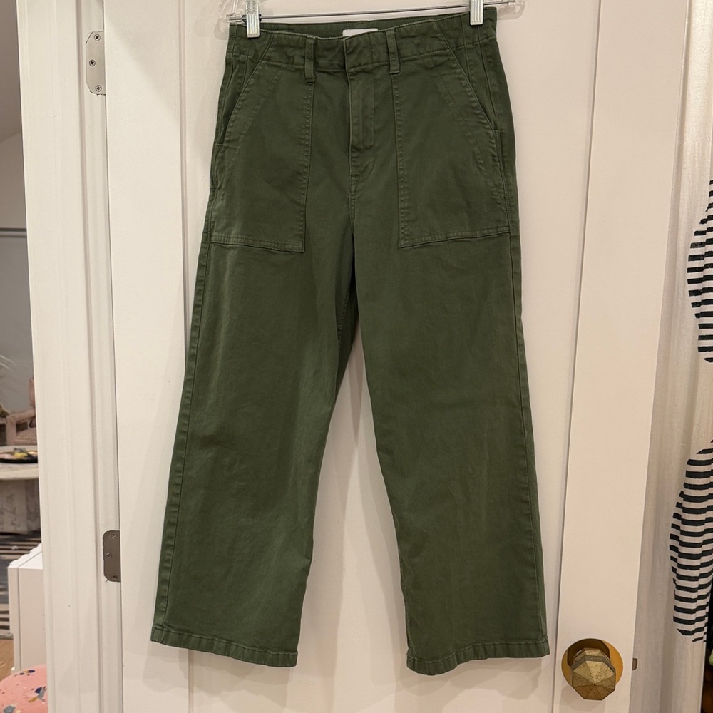 Pistola Sophia Cropped Utility Pants Basil 27 - Picture 5 of 16